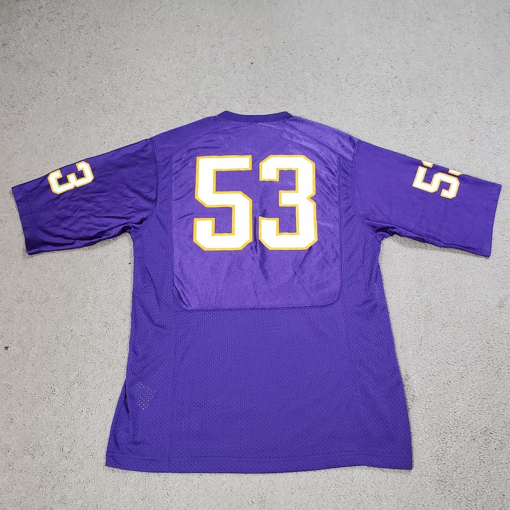 East Carolina Pirates Jersey Men M Nike Team Engineered #53 Purple NCAA Football - Picture 3 of 13